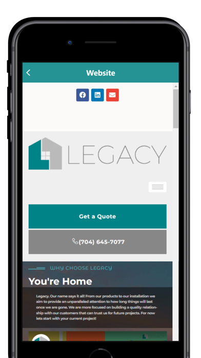 Legacy Application Screenshot