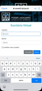 Escritório Virtual TJRJ screenshot #3 for iPhone