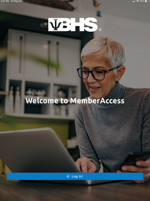 BHS MemberAccess iPad screenshot 1 - Medical app