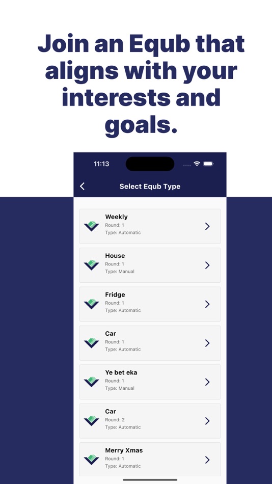 #2. Virtual Equb (iOS) Bởi: Virtual Equb Financial Technologies PLC