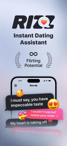 Rizz Up: AI Dating Wingman Appのおすすめ画像1