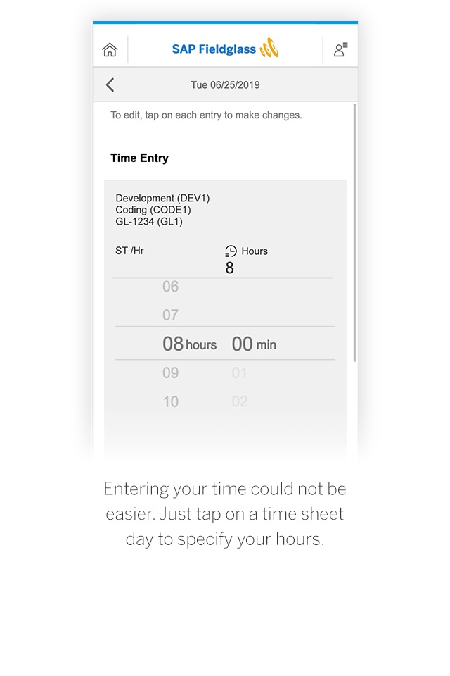 SAP Fieldglass Time Entry screenshot 2
