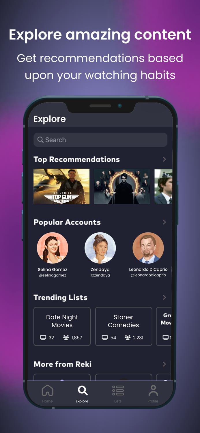 Reki TV Recommendations