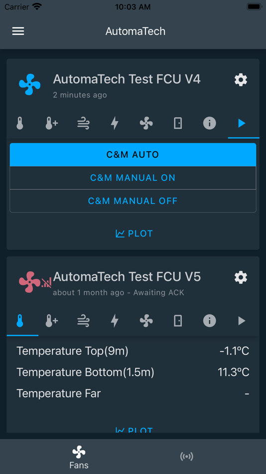 #3. AGI Frost Fans (iOS) 由: AutomaTech