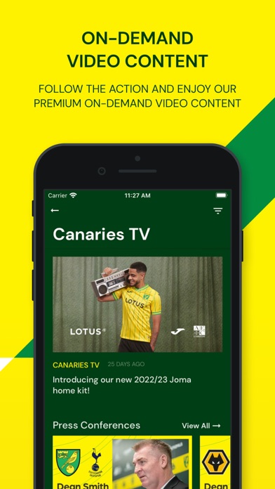 Norwich City FC Screenshot