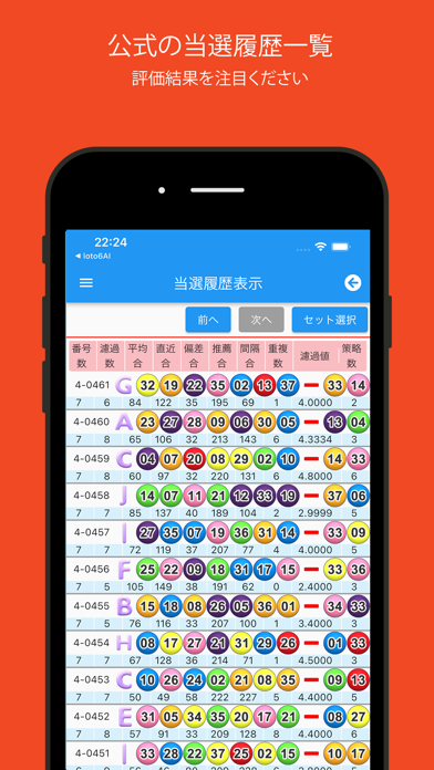 宝くじ番号科学選択助手-数字７ Screenshot