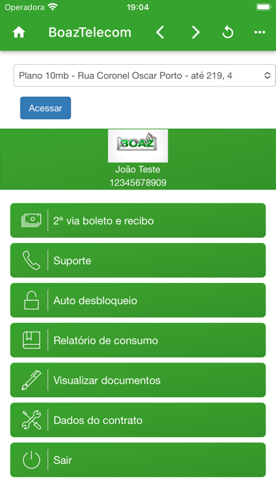 Boaz Telecom Screenshot