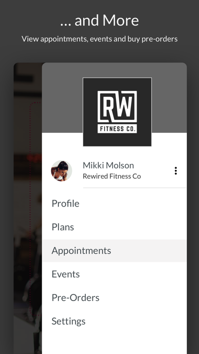 Rewired Fitness Co Screenshot