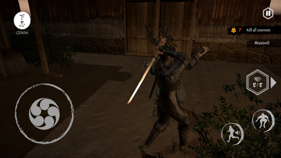 #5. 忍者刺客 - 武士之战 隐蔽潜行游戏 (iOS) 来自: Huai-Chih Hsiao