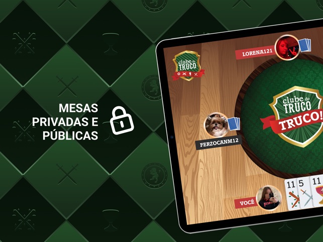 Clube Do Baralho - Quem gosta de uma cacheta ou um truco online, venha  conhecer nosso app onde vc joga entre amigos ou contra pessoas de todo o  Brasil no conforto da