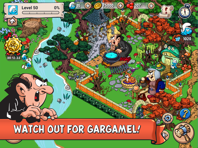 ‎Smurfs' Village Screenshot