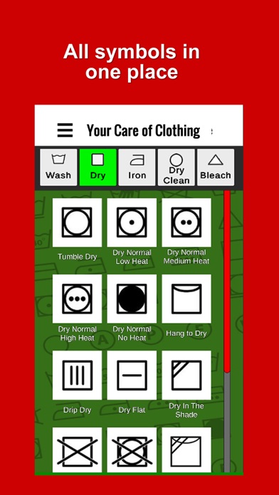 Your Care of Clothing Screenshot