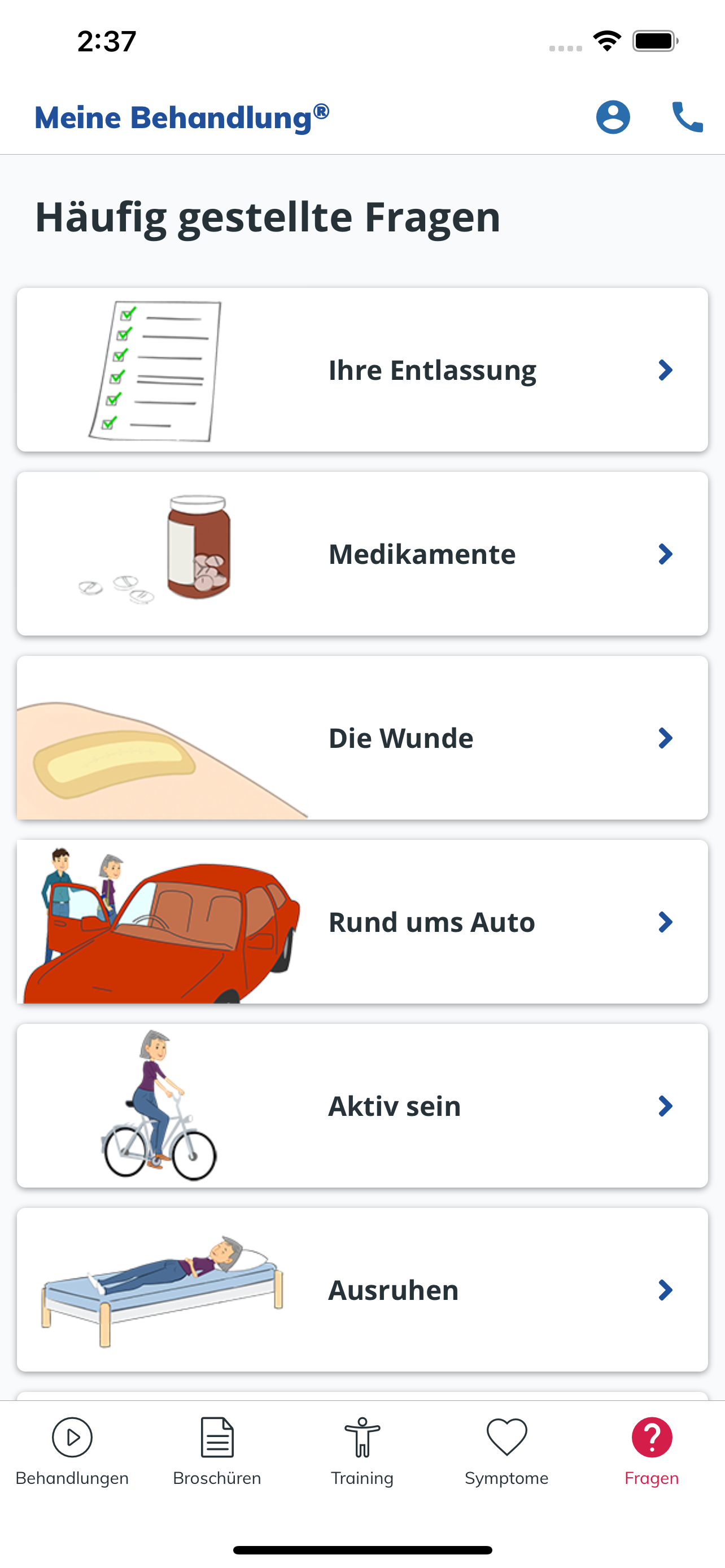 Meine Behandlung