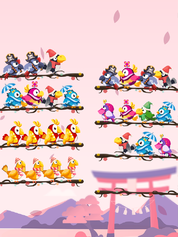 Bird Sort By Color Puzzle screenshot 4