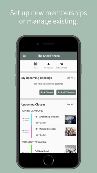 The Shed Fitness Screenshot
