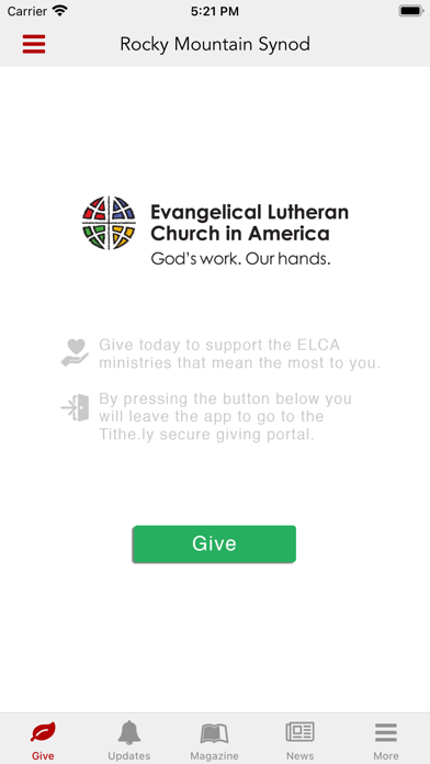 ELCA Giving Tool by Tithe.ly Screenshot