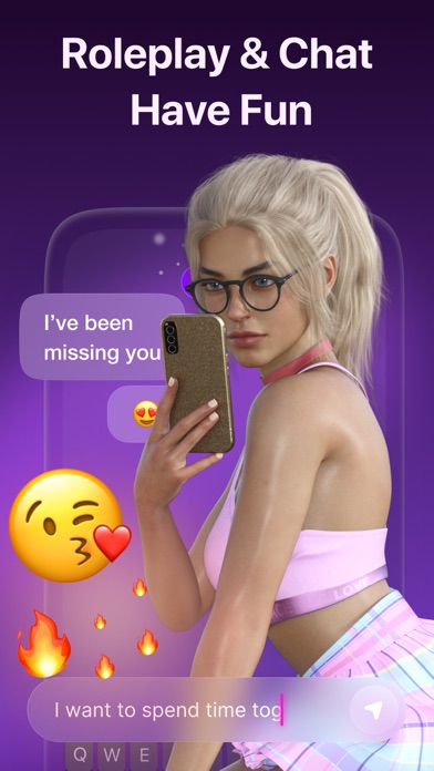 iGirl: AI Girlfriend Chat Game Screenshot