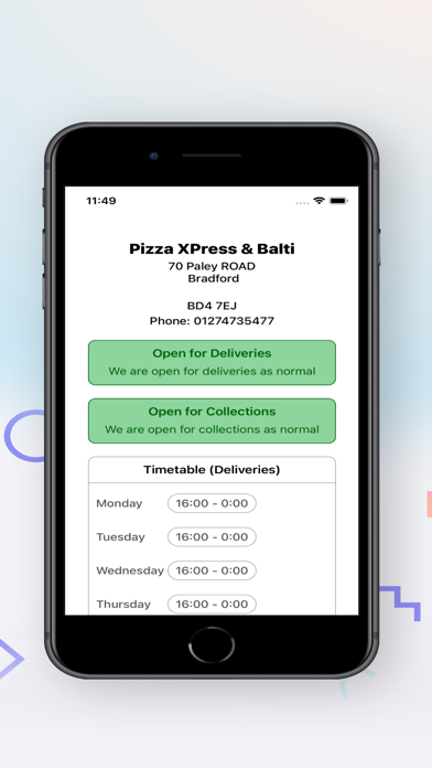 Pizza Xpress & Balti Screenshot