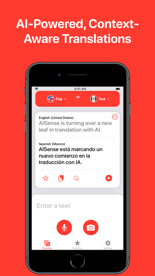 #1. AISense Translator (iOS) Ved: AugmentedWorks