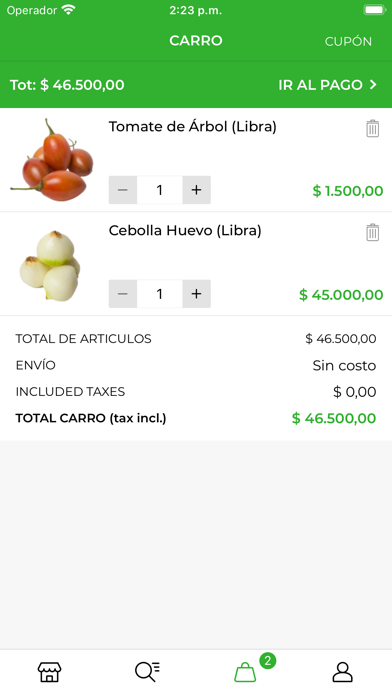 Pronto Market Co. Screenshot
