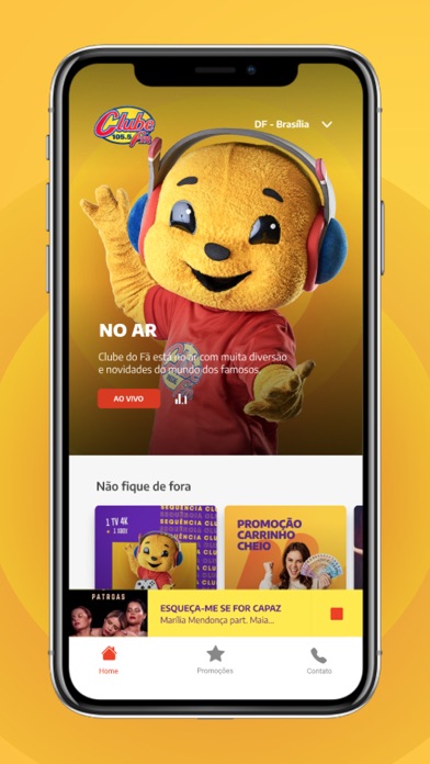Rede Clube FM Brasil Screenshot