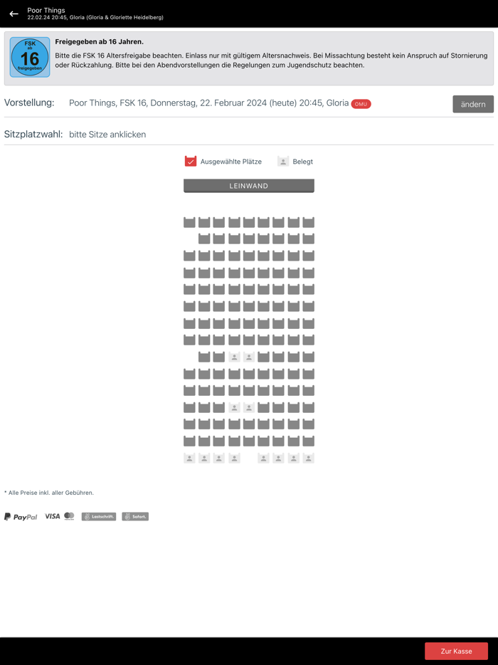 Gloria Kamera Kinos Heidelberg