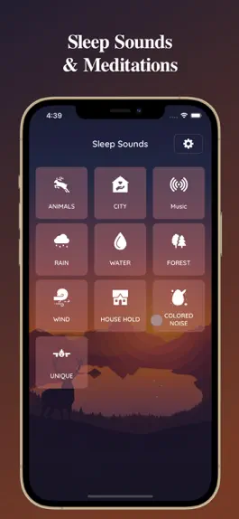 Game screenshot Sleep Sounds and Meditations mod apk