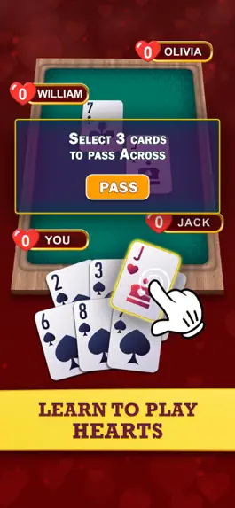 Game screenshot Hearts: Classic Card Game Fun apk