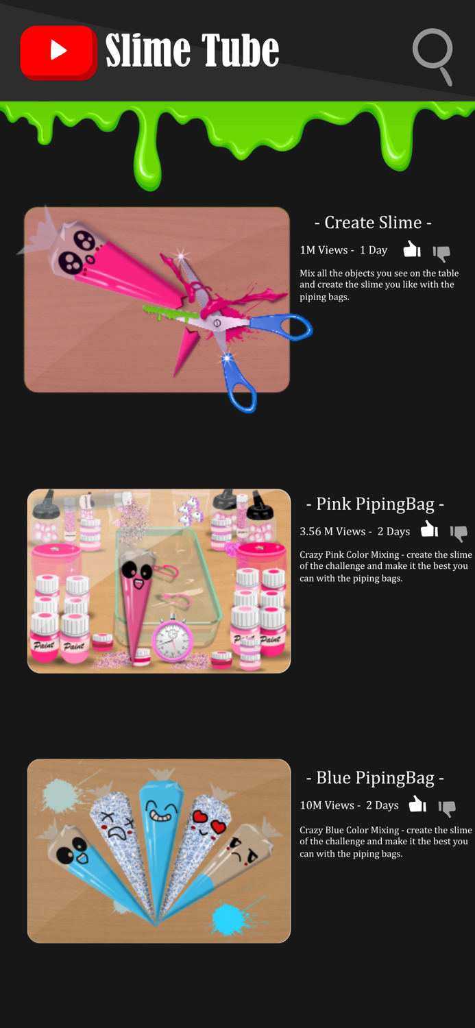 Piping Bags - Makeup Slime Mix