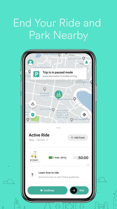 Liff - Scooter Sharing Screenshot