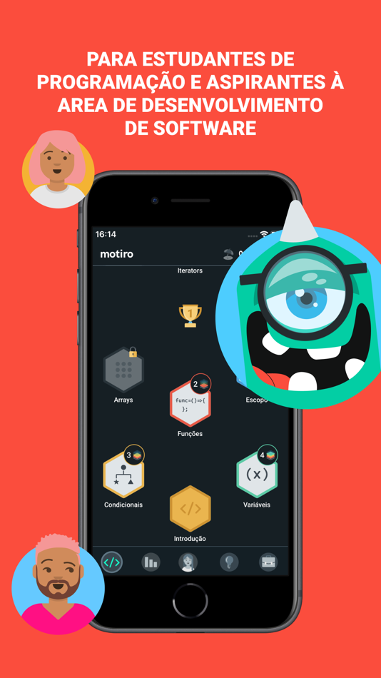 #2. Motiro: aprenda a programar (iOS) By: MOTIRO APP LTDA
