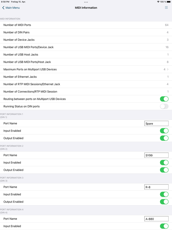 reConfig iPad screenshot 3 - Music app