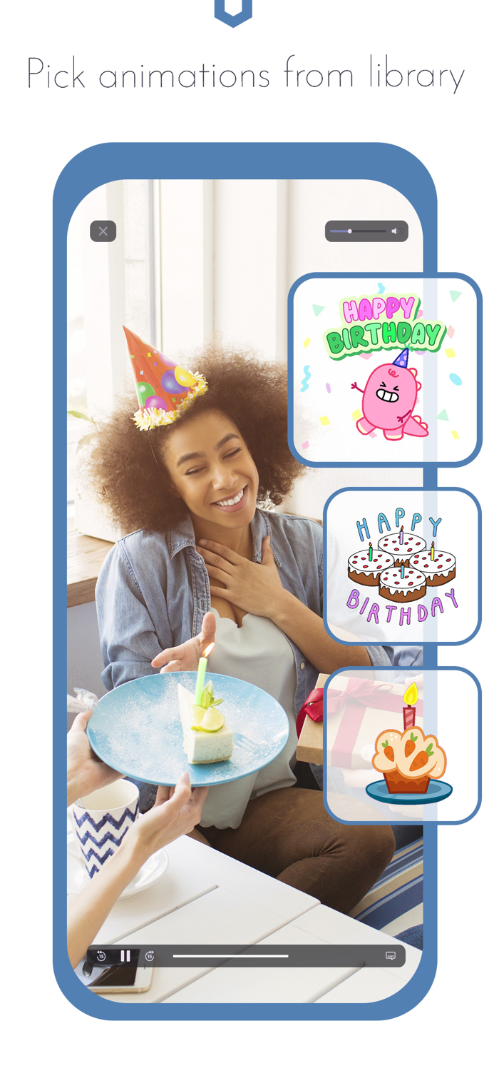 Happy Birthday Video Maker gif