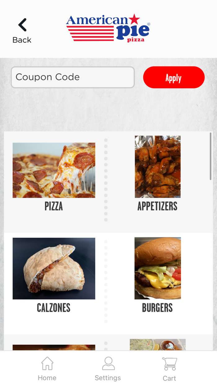 American Pie Pizza App
