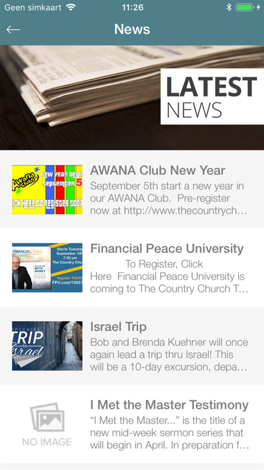 #2. The Country Church (iOS) Podle: The Country Church