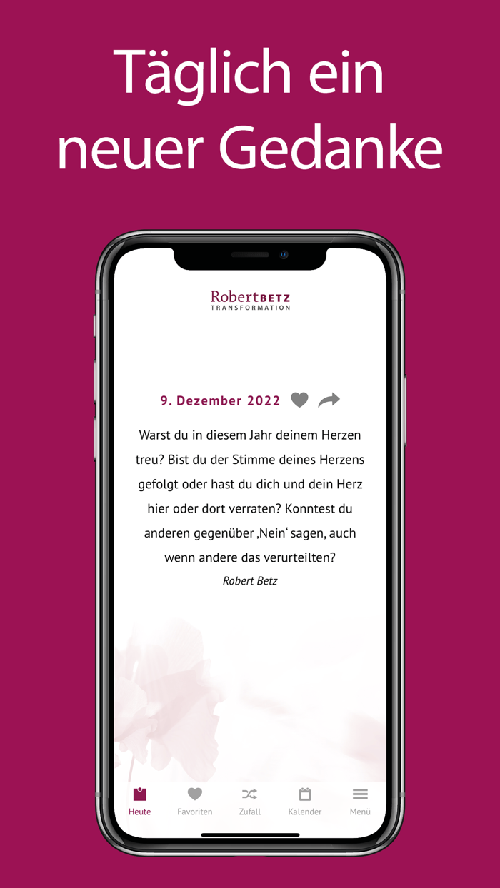 Gedanke zum Tag - Robert Betz