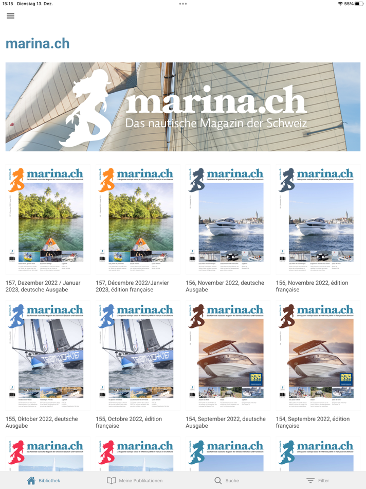 #1. marina.ch (iOS) 由: Los media GmbH