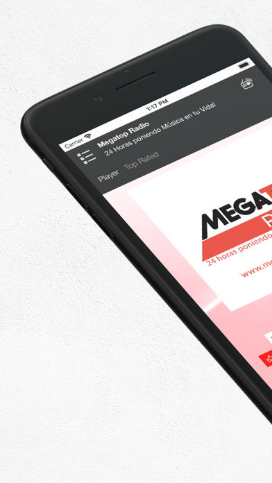 Megatop Radio Screenshot