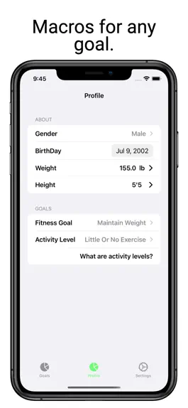 Game screenshot Calorie Calculator - MacroCal apk