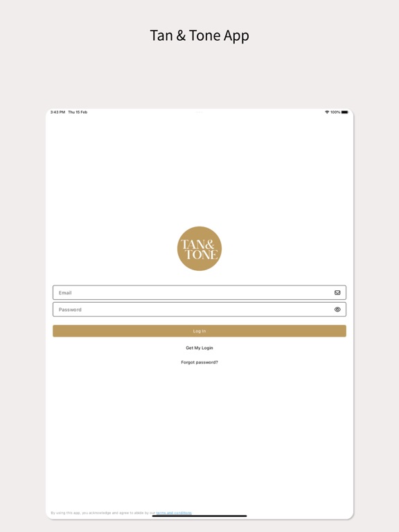 Tan & Tone iPad screenshot