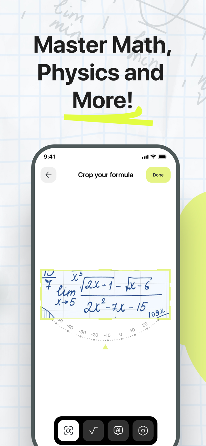 AI Math Helper Scan Solve App