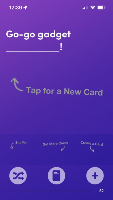 ____ Cards Screenshot