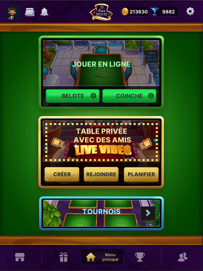 FaceBelote - Belote and Coinche