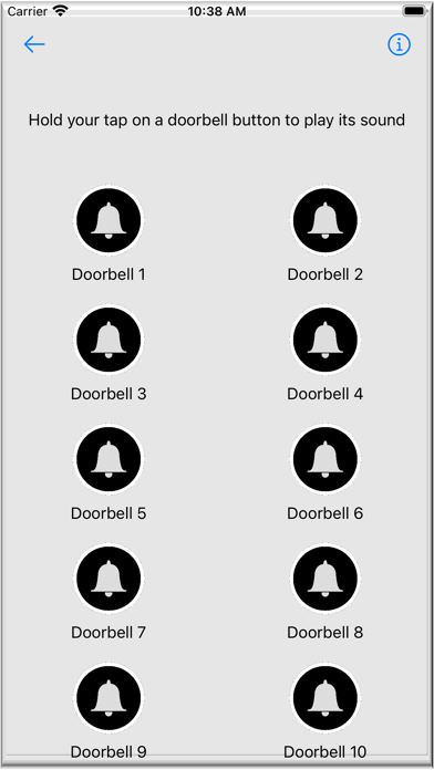 Screenshot #1 pour Doorbell Sounds Collection