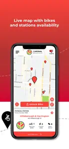 Cardinal Bikeshare screenshot #1 for iPhone
