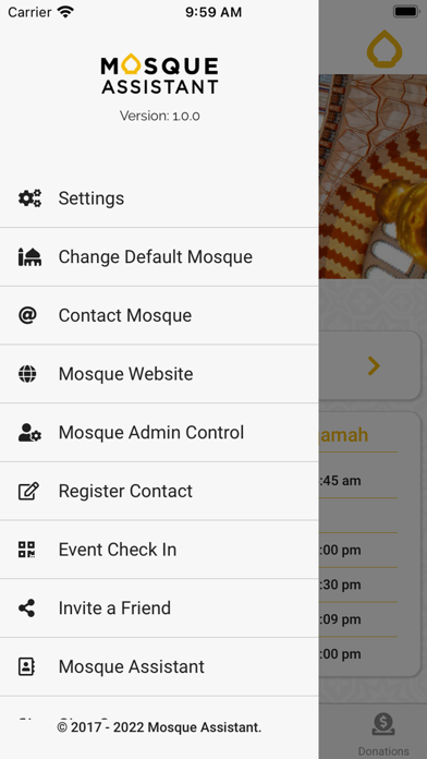 Mosque Assistant Screenshot