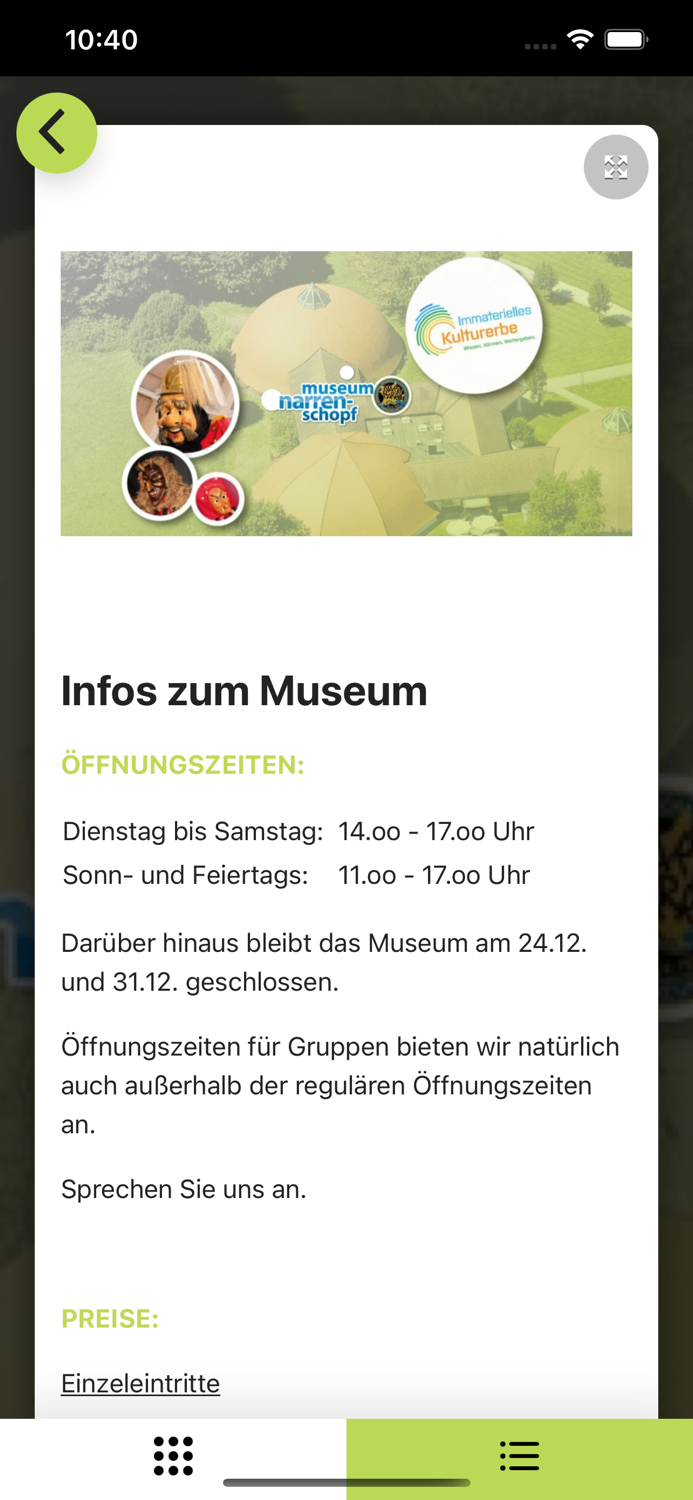 Narrenschopf - Besucher-Guide