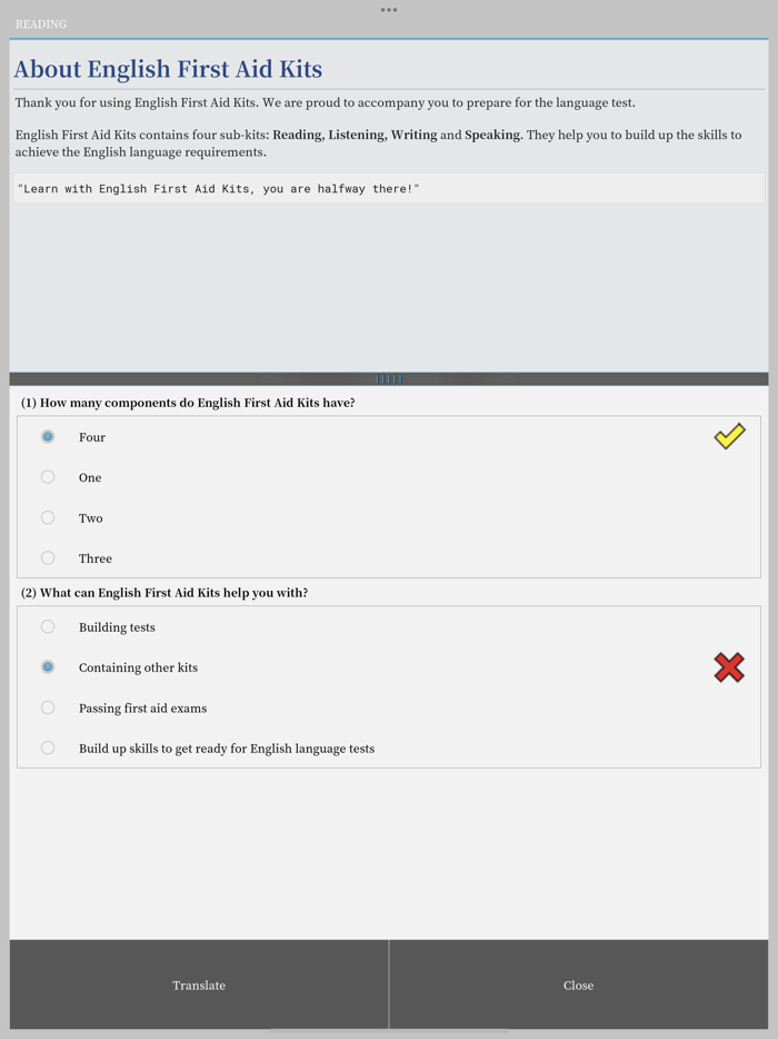 ENGLISH FIRST-AID KITS Lite