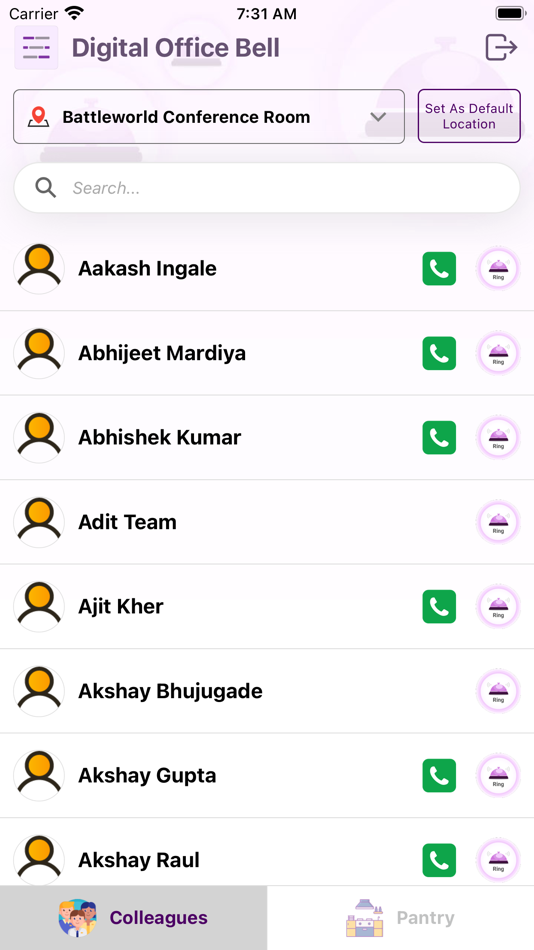 #4. DigitalOfficeBell (iOS) 由: Gaurav Hargude