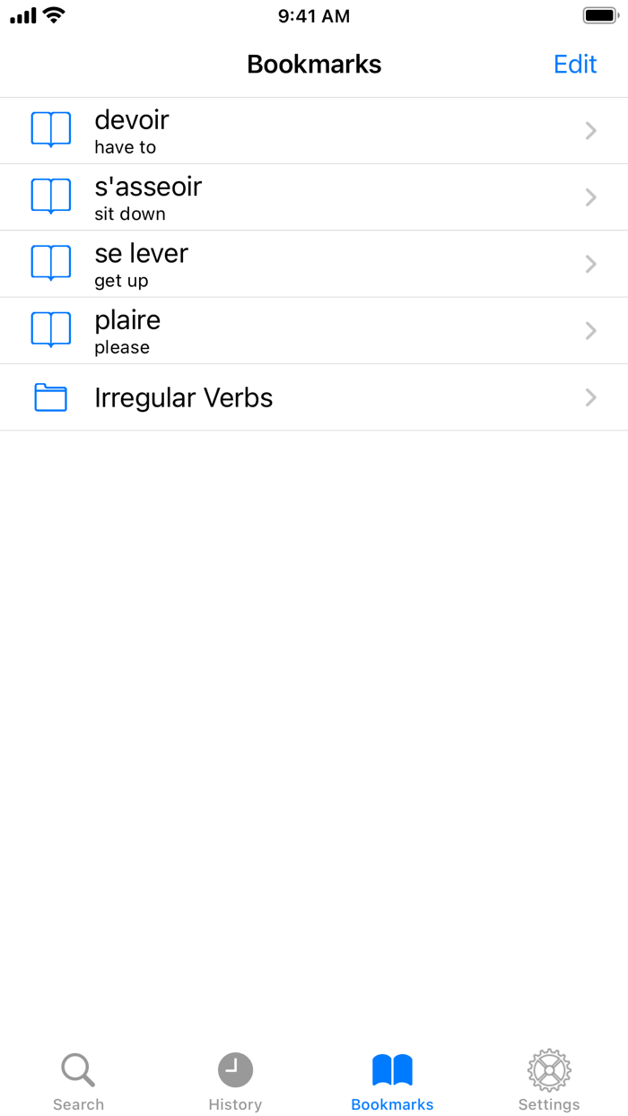 Les Verbes - French Verbs